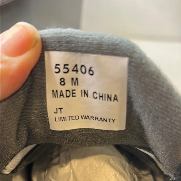 Foot Joy Tour X 55406 golf shoes white grey and red 8 M New - Picture 7 of 7